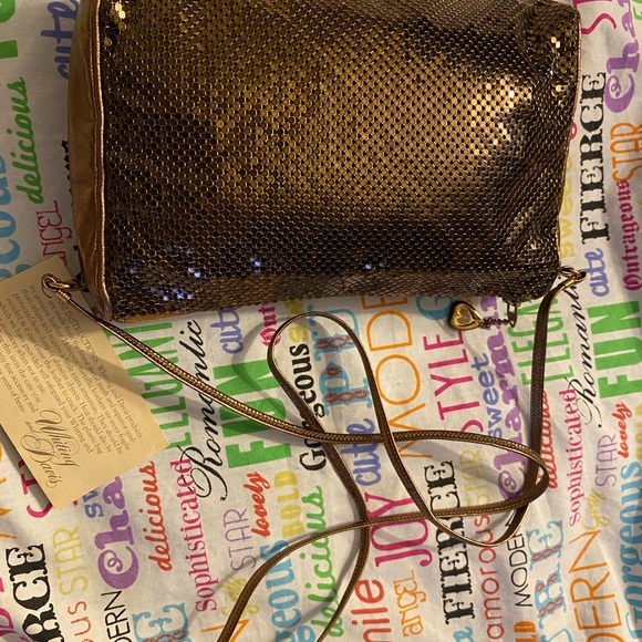 Whiting &davis Brown Mesh crossbody🌟👛 - Picture 6 of 10